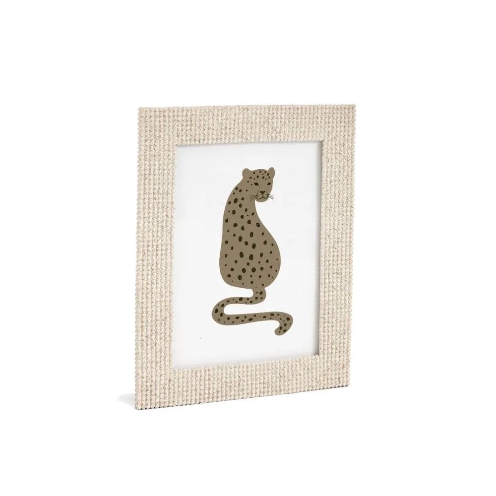 Porta-Retratos Em Polirresina E Vidro Offwhite - 10X15