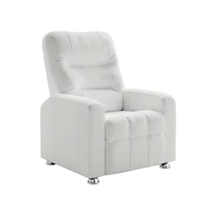 Poltrona Do Papai Reclinável Maldivas Corano Branco Star Confort Branco