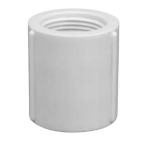 Luva Roscavel PVC Branca 2 Krona UN 0275