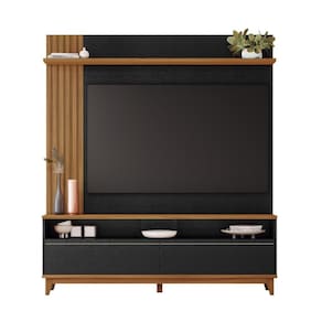 Estante Home Nt1335 Para Tv Até 65" Preto Tx/freijó Trend Notável Móveis Preto Tx/freijó Trend