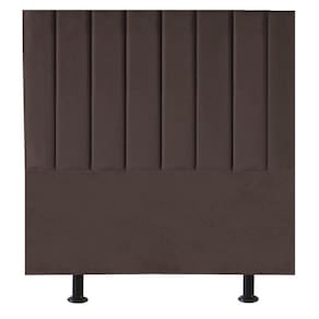 Cabeceira Cama Box Solteiro 100 Cm Sophia Carla Suede Cor:marrom