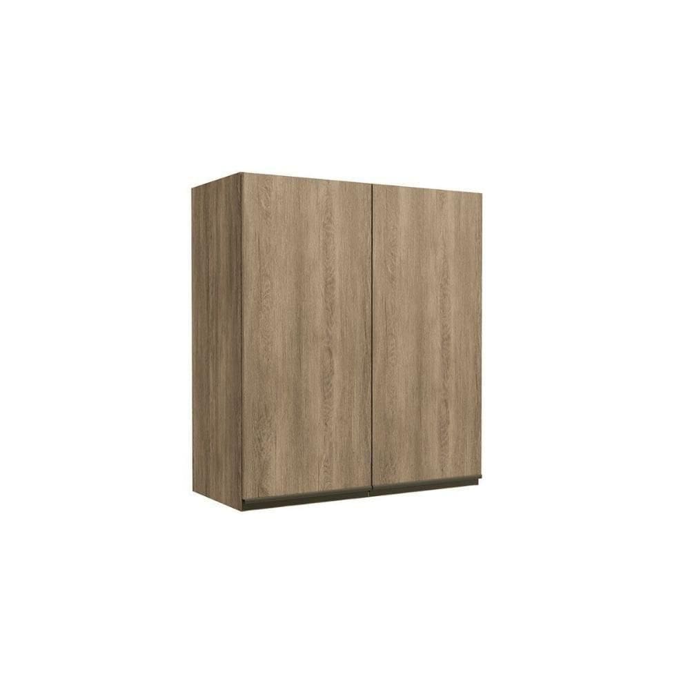 Armário Aéreo P/ Cozinha Maxxi G764 2 Portas 80cm Nogal - Kappesberg