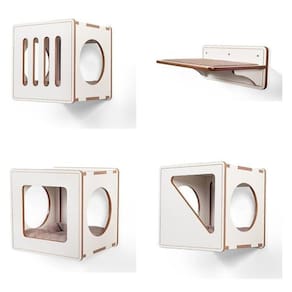 Playground Romeu para Gatos Grandes Branco