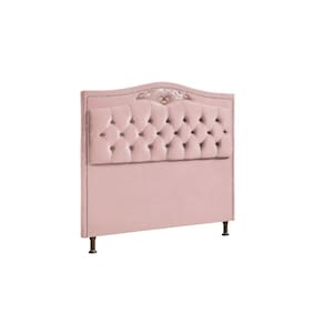 Cabeceira Holanda 140cmcasal Veludo Shop Das Cabeceiras Rose
