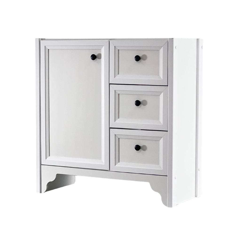 Gabinete Armário Banheiro Ditália 1pt 3gav Bn-05 Cor:branco Branco