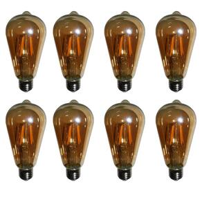 Lampada Led Multi Filamento Retro Kit 8 Unidades Vintage Bivolt Casa Iluminaçao Jardim