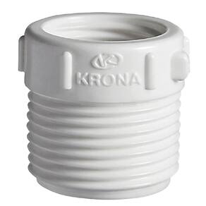 Bucha Reducao Roscavel PVC Branca 3/4X1/2 Krona PCT 0208