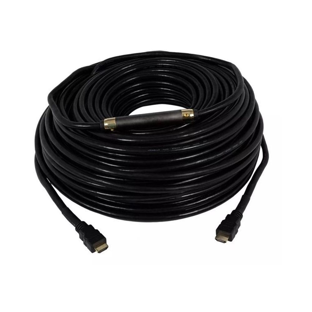 Cabo Hdmi 40 Metros C/ Amplificador 2.0 4k 3d Ultra Hd