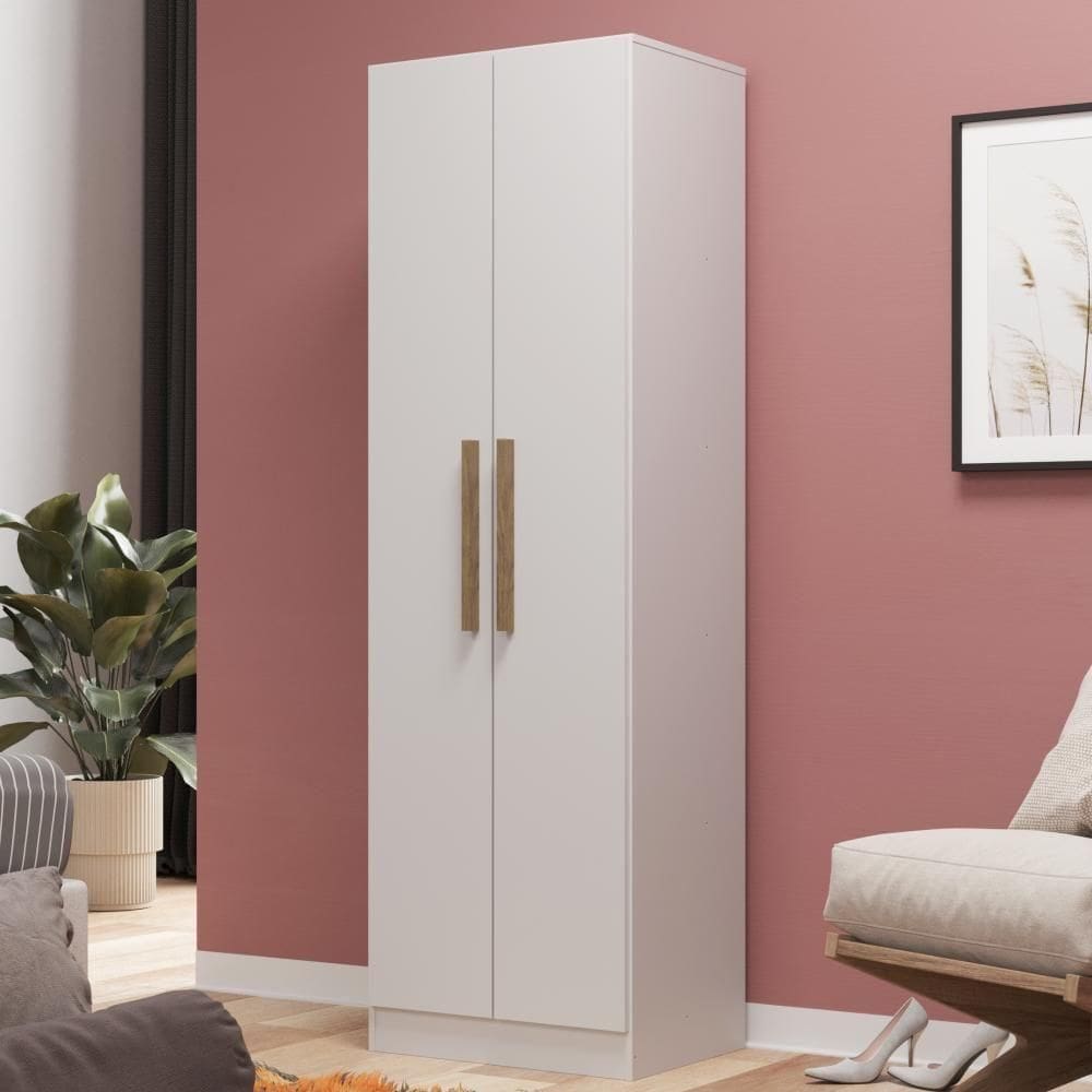 Armário Multiuso 2 Portas Rp1206 Branco Decibal Branco Brilho