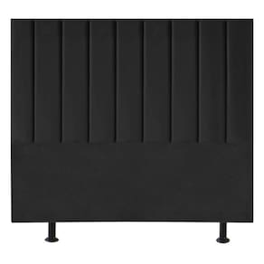 Cabeceira Cama De Casal King Siza Box 195 Cm Karla Corino Cor:preto