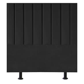 Cabeceira De Cama Solteiro Box 100 Cm Karla Suede preto