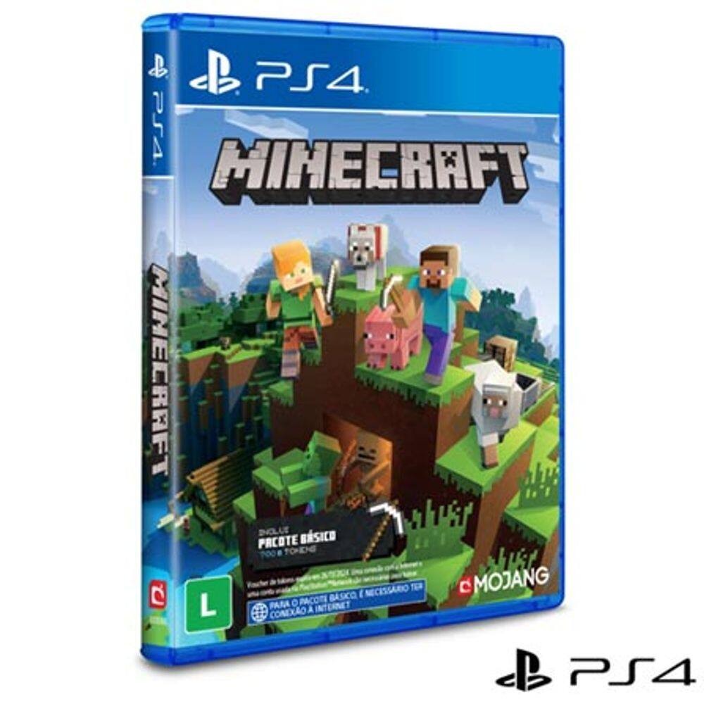 Jogo Minecraft Starter Collection Ps4 Midia | Casas Bahia
