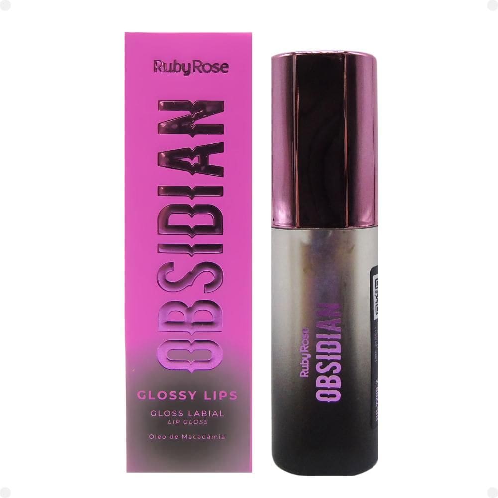 Gloss Labial Ruby Rose Obsidian Glossy Lips Rose Quartz Hb-7200-3