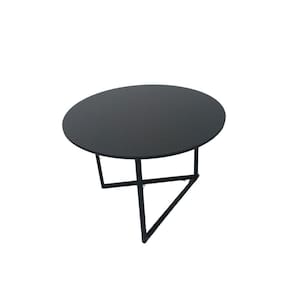 Mesa De Centro Jade Pé De Ferro Design Industrial