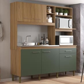 Cozinha 5 Portas E 1 Gaveta Co1515 Ipe Arbo Decibal Ipê|arbo