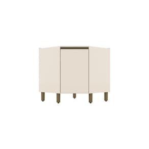 Balcão Canto Oblíquo 1 Porta Connect Henn Off White