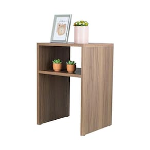 Mesa De Cabeceira Nogal Cama Solteiro Quarto Sala35x50cm