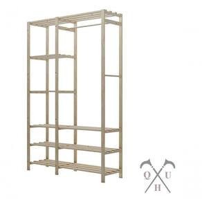 Conjunto De Estantes Sapateiras De Madeira Vertical Decorativa Para Quartos E Armário Rústico Para C
