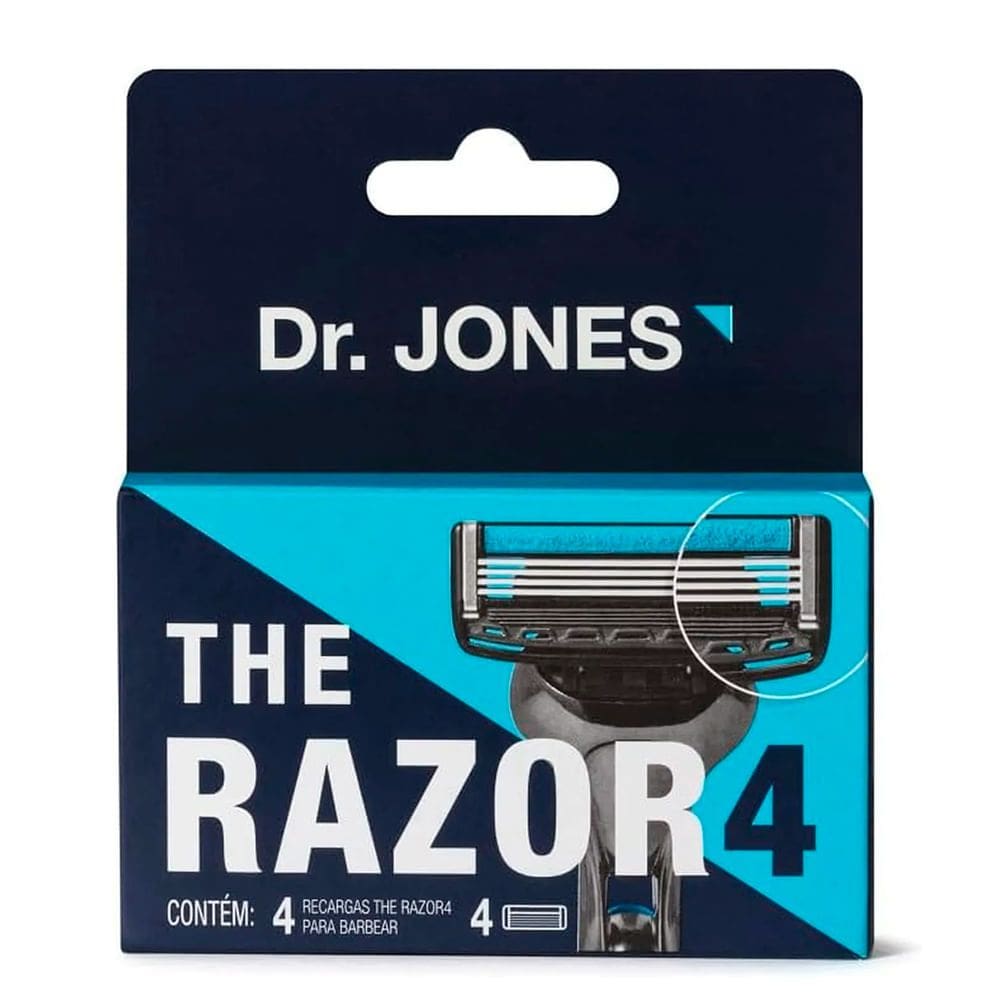Aparelho De Barbear Dr.Jones Razor Com 4 Unidades