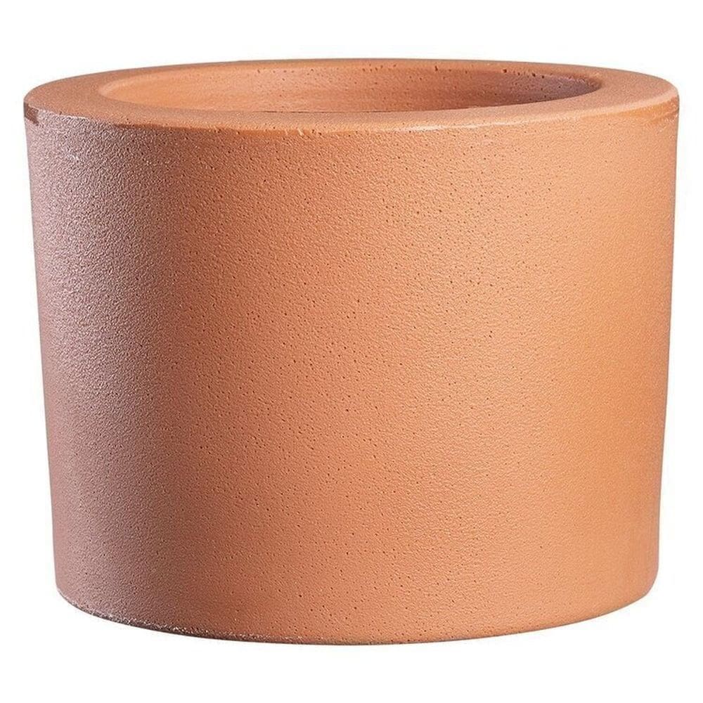 Conjunto de 10 Vasos Decorativo Gramado 12,7x16,6cm Afort Marrom