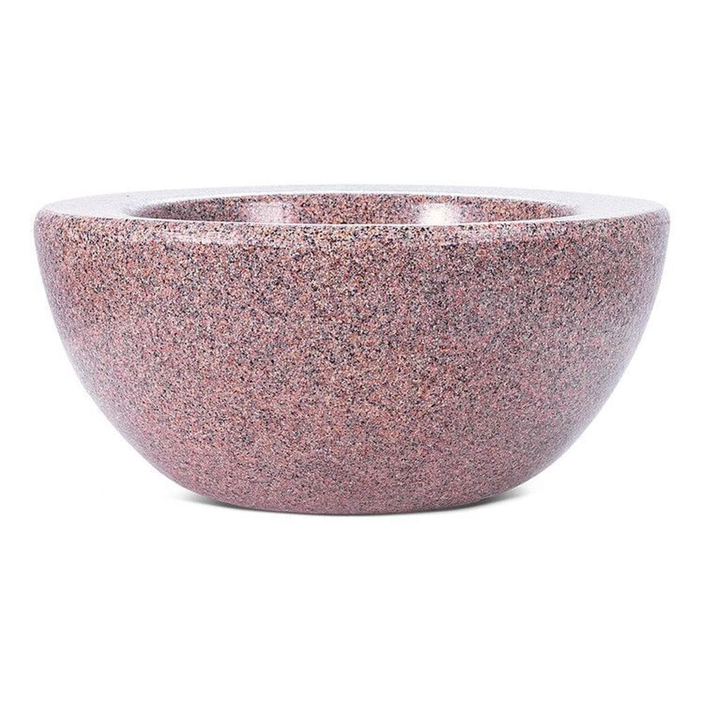 Conjunto de 10 Vasos Bacia Siena 12 Pedra afort Cinza