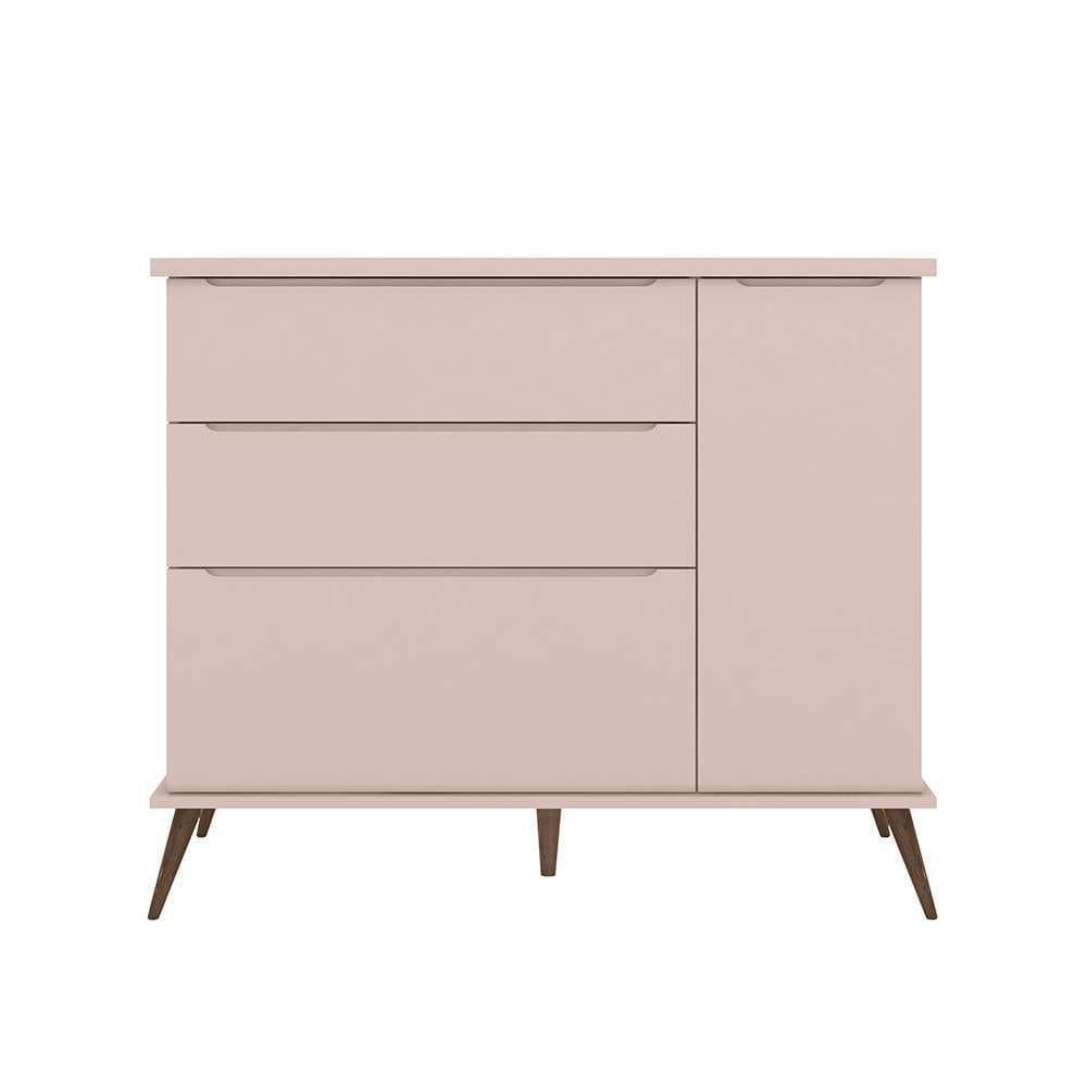 cômoda infantil inda 1 pt 3 gv rosê