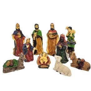 Presépio Natal Resina Prime 10 Peças 12cm - Wincy