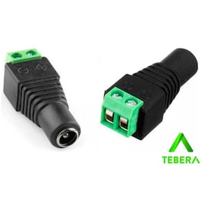 Borne J4 F-mea 5x5 2,1mm Cftv - Tbera - Emb 10pçs