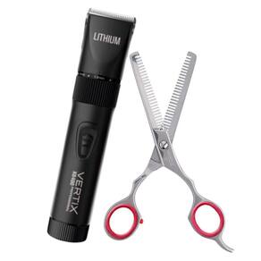 Máquina Corte X8400 Lithium + Tesoura Desbaste Vertix