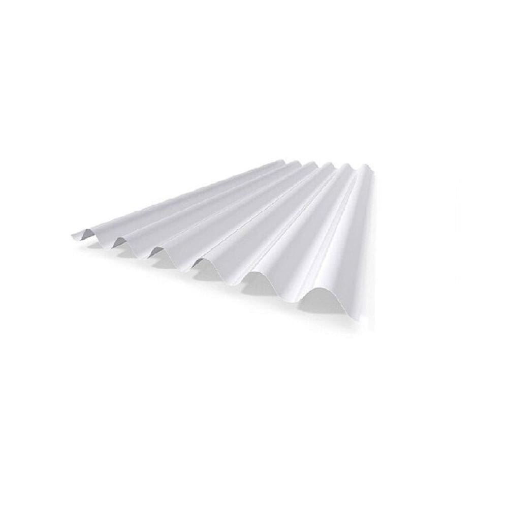 Kit com 10 Telha 2,44 X 0,50 Fibra de Vidro Transparente