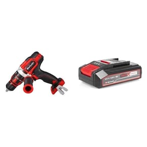 Kit Furadeira e Parafusadeira Te-cd 18/48 Li-i com Bateria Power-x-change 18v 2,5 Ah Li Einhell Preto