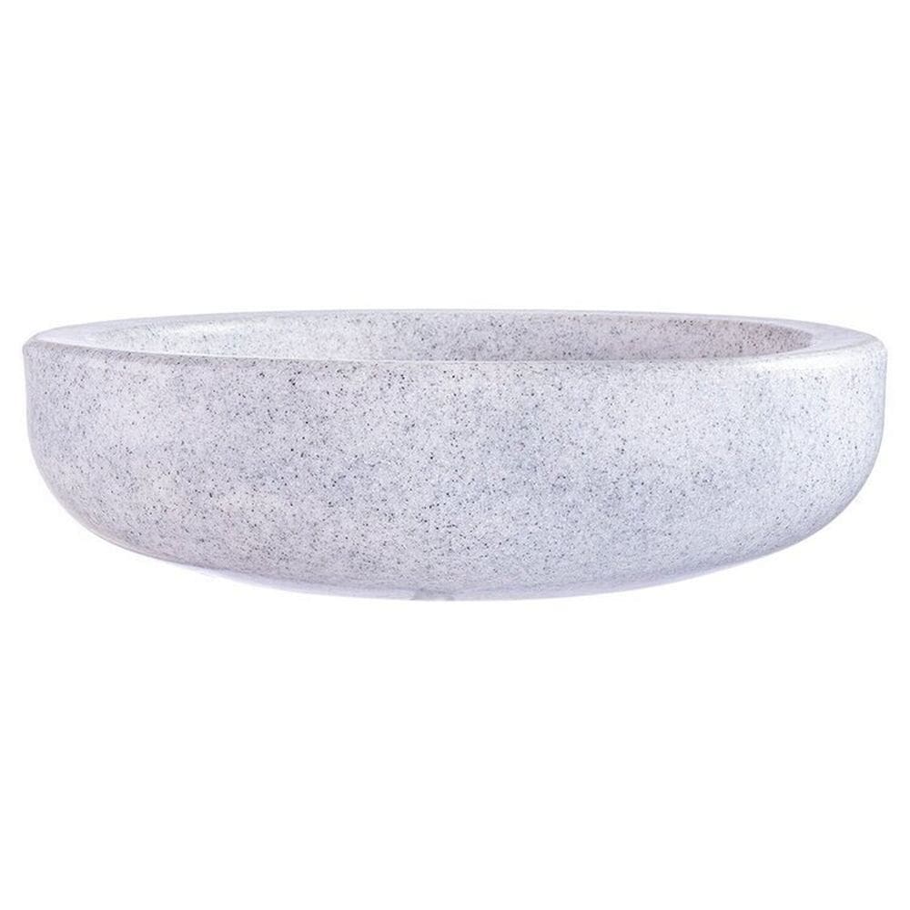 Conjunto de 10 Vasos Decorativo para Plantas Bacia Safira 10 Cinza