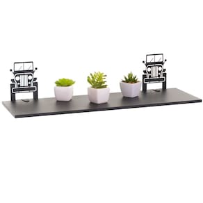 Prateleira Jeep Sala de Estar Suporte Visível Preto/Preto