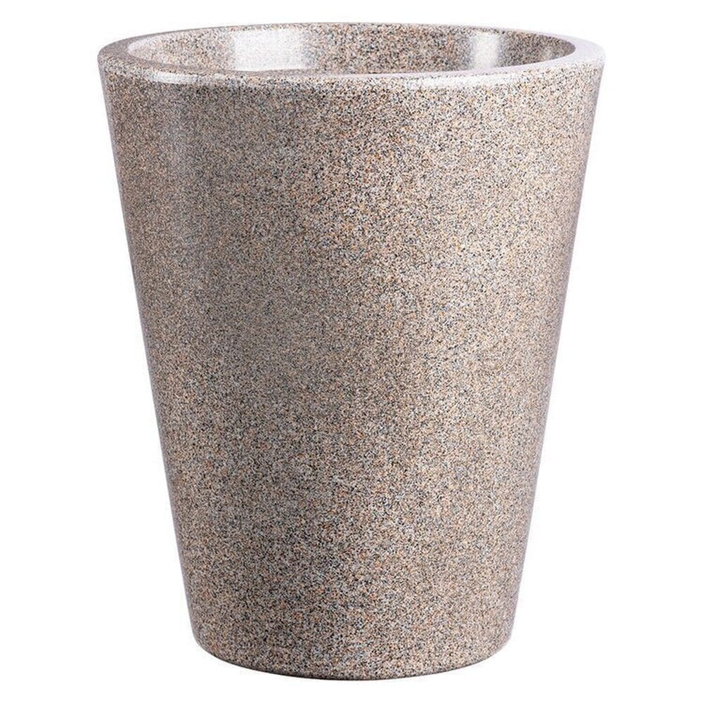 Conjunto de 5 Vasos Decorativo para Plantas Aldora 26 Cinza