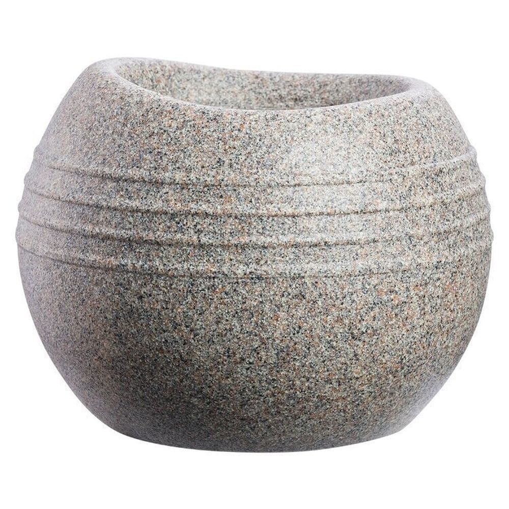 Conjunto de 15 Vasos Decorativo para Plantas Búzios Cinza