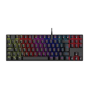 Teclado Gamer mecânico Warrior Royal Cross, TKL, Preto, ABNT2, TC312, WARRIOR