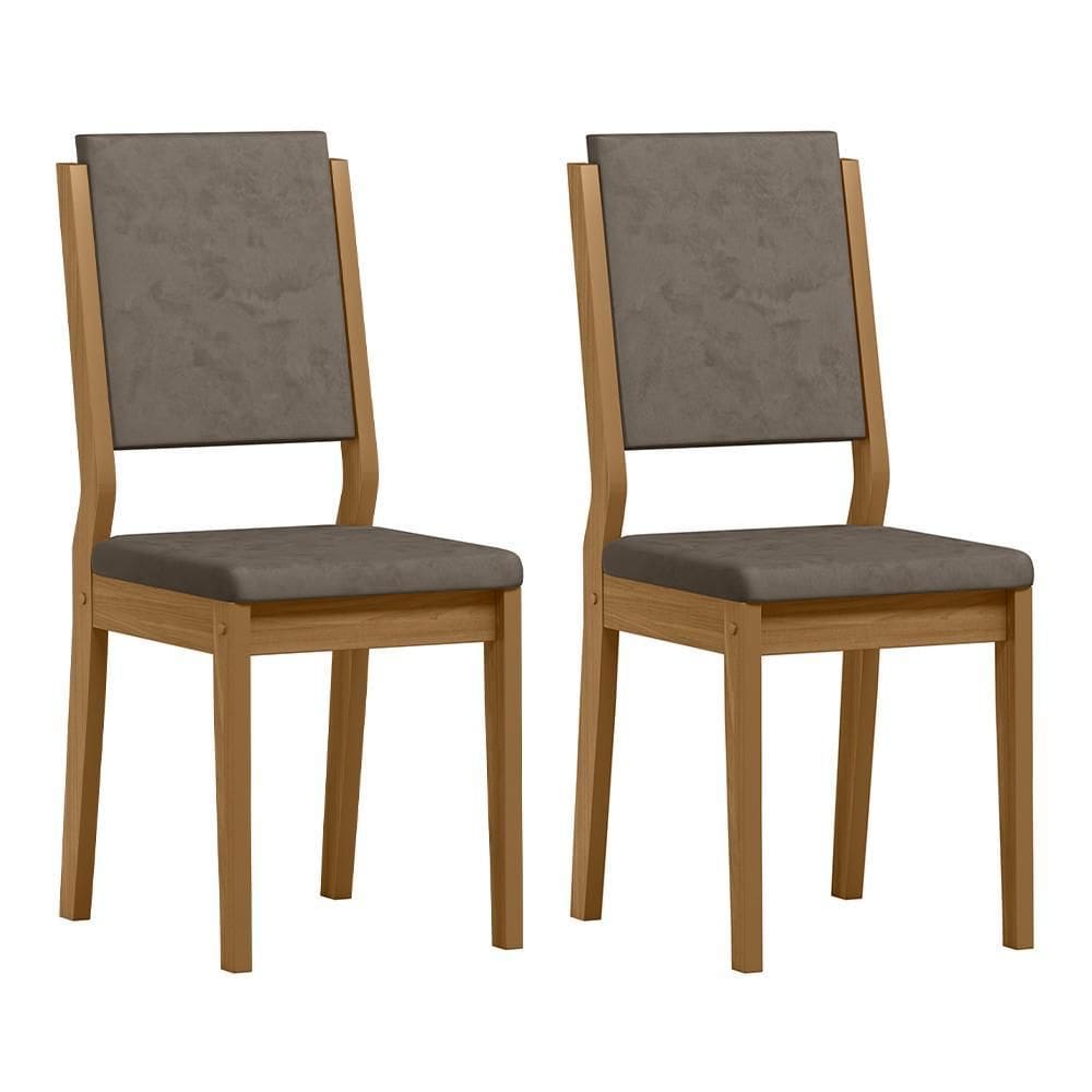 Conjunto 2 Cadeiras Carol - New Ceval