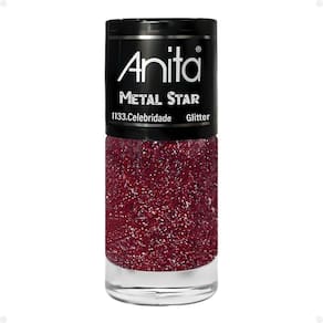 Esmalte Glitter Anita Metal Star Celebridade 10ml