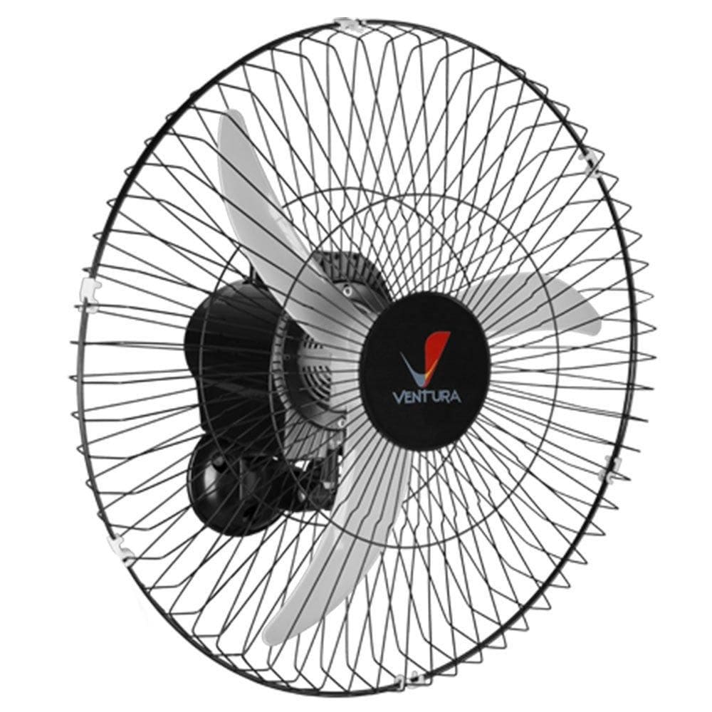 Ventilador Oscilante Parede Ventura 60cm 150W Bivolt Preto