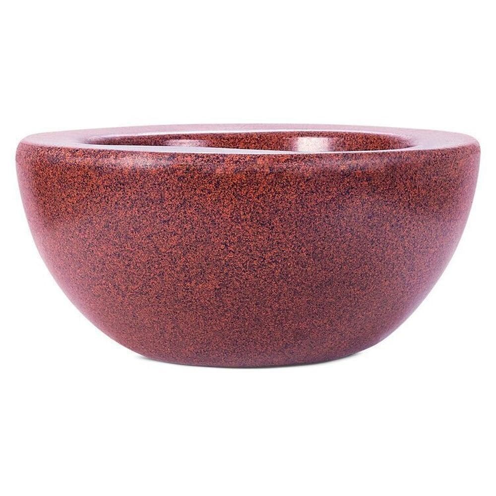 Conjunto de 5 Vasos Decorativo para Plantas Bacia Siena 12 Marrom