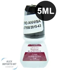 Cola Alongamento Cilios Black 5ml Boa e Pratica Muito Boa