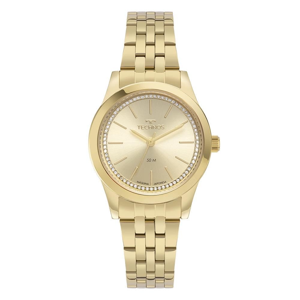 Relógio Technos Feminino Ref: 2035mzs/1x Boutique Dourado