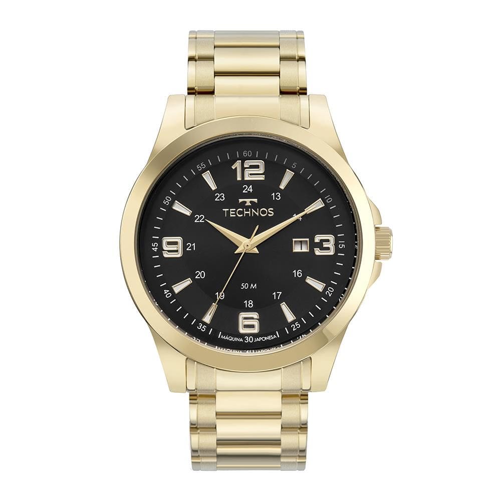 Relógio Technos Masculino Ref: 2115txb/1p Racer Dourado