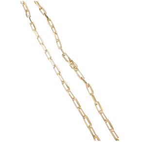 Corrente Cardi fecho canhão 8mm 34G moedas antigas