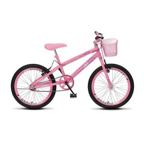 Bicicleta Infantil Aro 20 Com Cestinha July