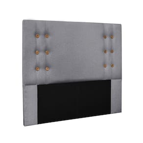 Cabeceira Cama Box Queen 160 Cm Genova Linho Cinza S04 - D`rossi