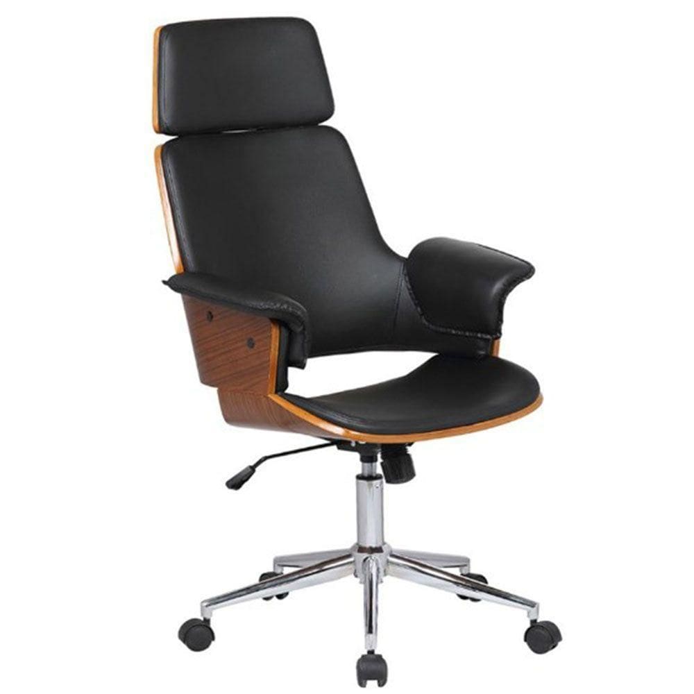 Cadeira De Escritório Coimbra - Pu Preto