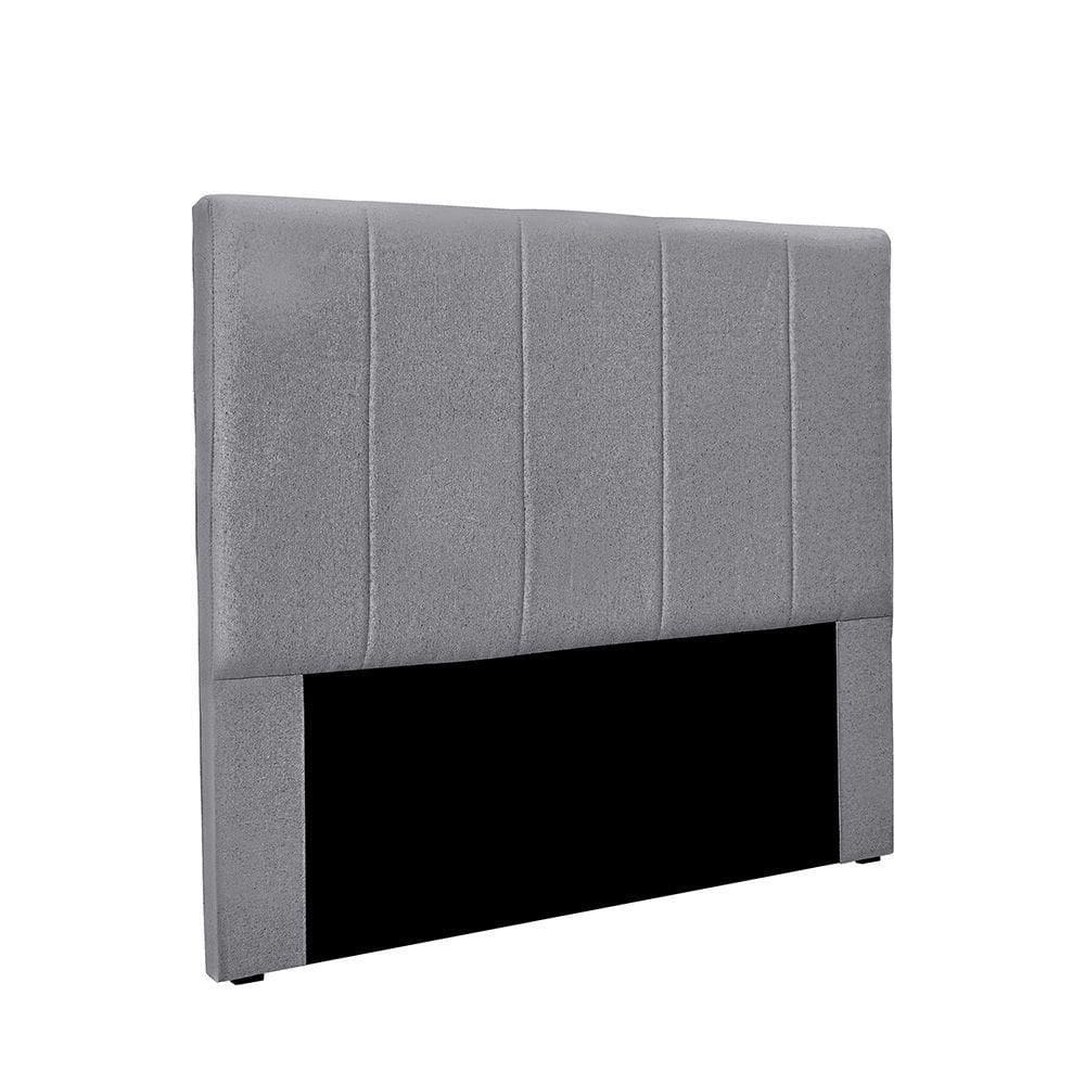 Cabeceira Cama Box Solteiro 90 Cm Arizona Linho S04 - D`rossi Cor Cinza
