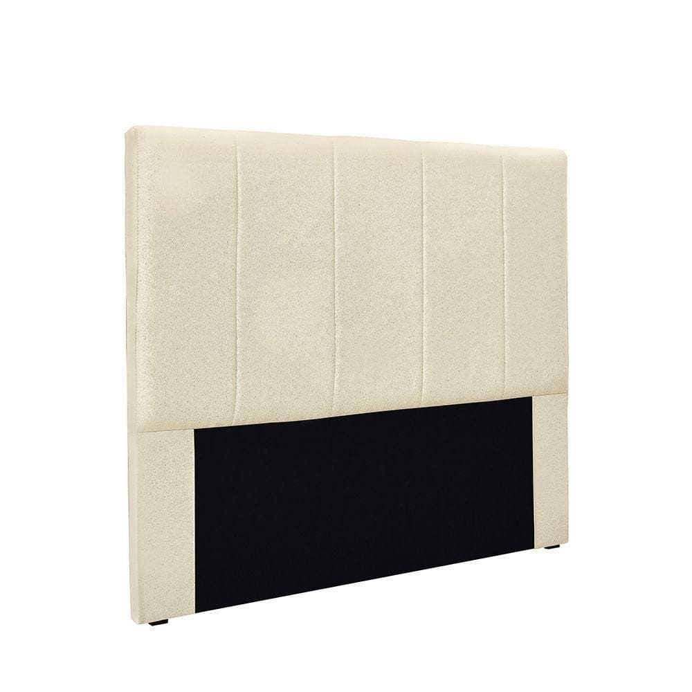 Cabeceira Cama Box Casal 140 Cm Arizona Linho S04 - D`rossi Cor Perola