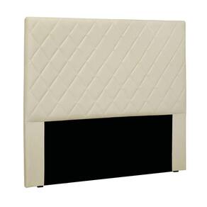 Cabeceira Cama Box Solteiro 90 Cm Dubai Veludo Bege S04 - D`rossi